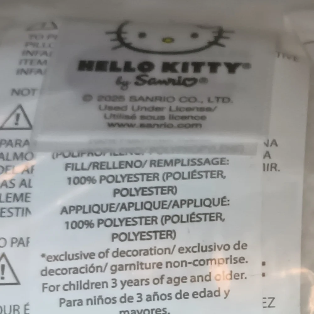 Hello Kitty new tags